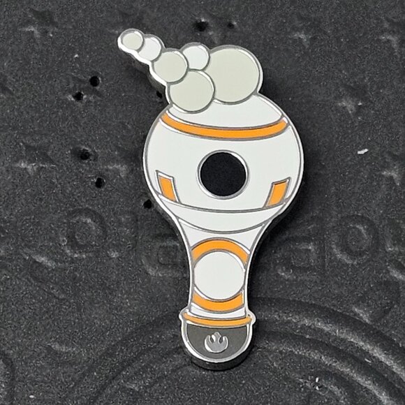 NEW! 2025 Wave B Disneyland Hidden Mickey BB8 Bubble Wand Pin - Picture 2 of 3